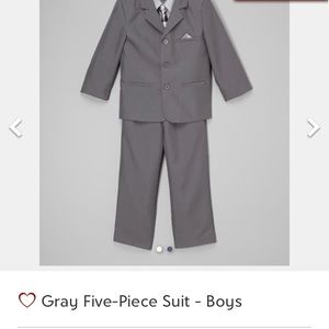 5 piece Gray Toddler Suit